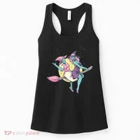 Retro Witches Flying Women's Tank Top thumb 0