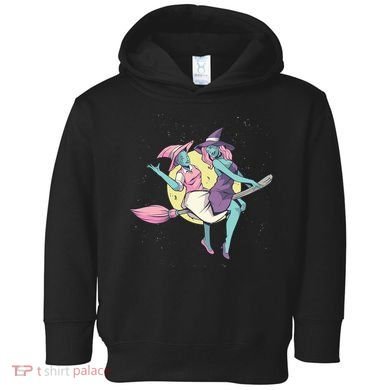 Retro Witches Flying Toddler Hoodie