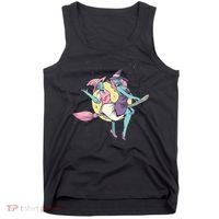 Retro Witches Flying Tank Top thumb 0