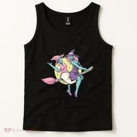 Retro Witches Flying Tank Top thumb 2