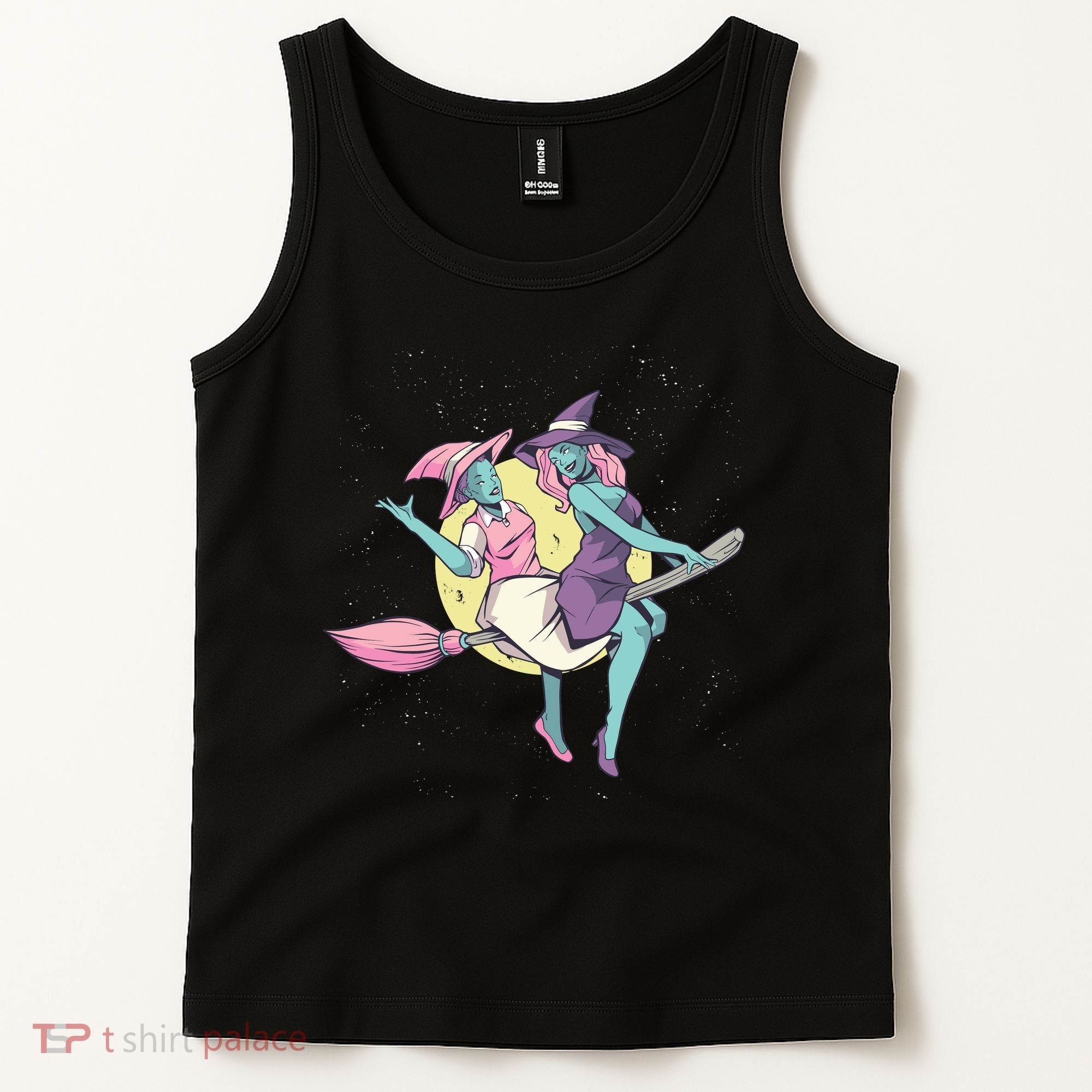 Retro Witches Flying Tank Top