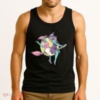 Retro Witches Flying Tank Top thumb 3