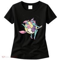 Retro Witches Flying Women's T-Shirt thumb 0