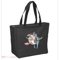 Retro Witches Flying Tote Bag thumb 2