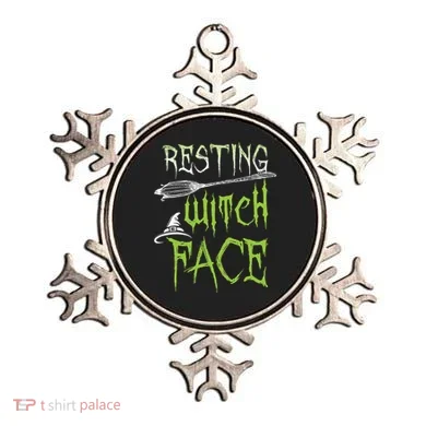 Resting Witch Face Party Gift Ornament