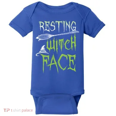 Resting Witch Face Party Gift Baby Bodysuit