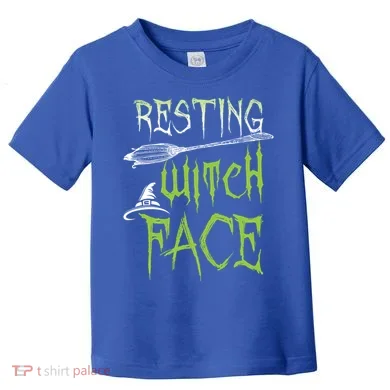 Resting Witch Face Party Gift Toddler T-Shirt