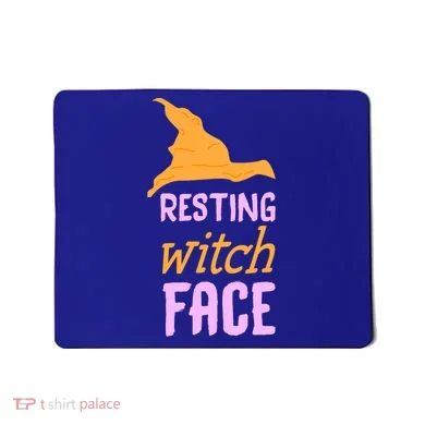 Resting Witch Face Gift Mousepad