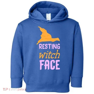 Resting Witch Face Gift Toddler Hoodie