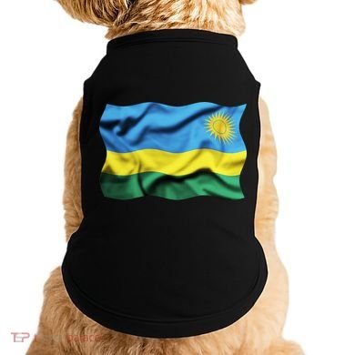 Rwanda Wavey Flag Doggie Tank