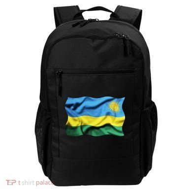 Rwanda Wavey Flag Backpack