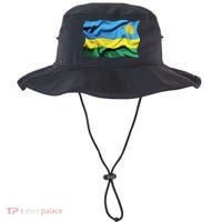 Rwanda Wavey Flag Bucket Hat thumb 0
