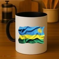 Rwanda Wavey Flag Coffee Mug thumb 4