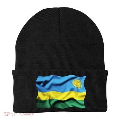 Rwanda Wavey Flag Beanie
