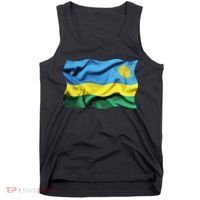 Rwanda Wavey Flag Tank Top thumb 0