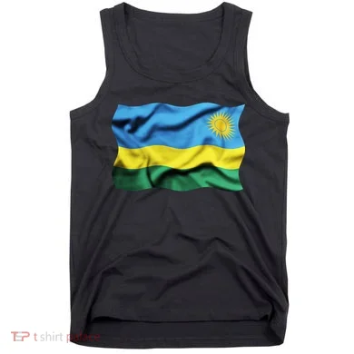 Rwanda Wavey Flag Tank Top
