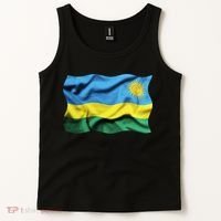 Rwanda Wavey Flag Tank Top thumb 2