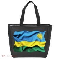 Rwanda Wavey Flag Tote Bag thumb 0