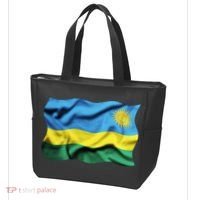 Rwanda Wavey Flag Tote Bag thumb 3