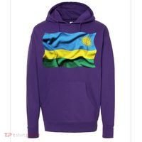 Rwanda Wavey Flag Hoodie thumb 0