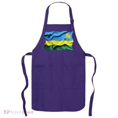 Rwanda Wavey Flag Apron