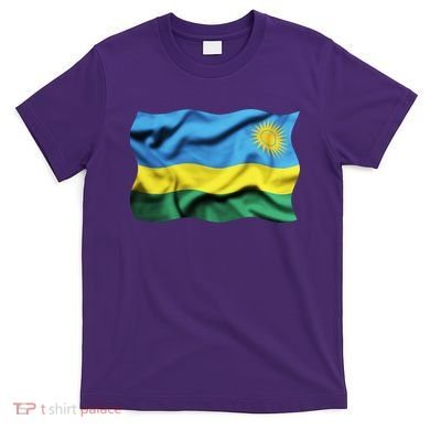 Rwanda Wavey Flag T-Shirt