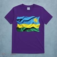 Rwanda Wavey Flag T-Shirt thumb 5