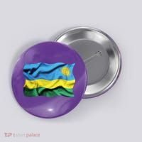 Rwanda Wavey Flag Button thumb 0