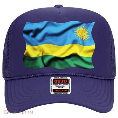 Rwanda Wavey Flag Hat