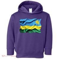 Rwanda Wavey Flag Toddler Hoodie thumb 0