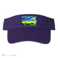Rwanda Wavey Flag Visor thumb 0