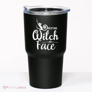 Resting Witch Face Tumbler
