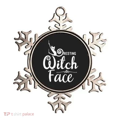 Resting Witch Face Ornament
