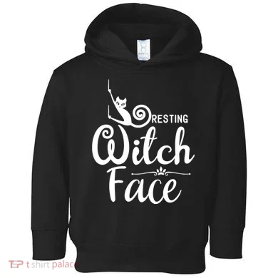 Resting Witch Face Toddler Hoodie