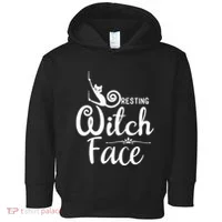 Resting Witch Face Toddler Hoodie thumb 0