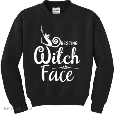 Resting Witch Face Kids Sweatshirt