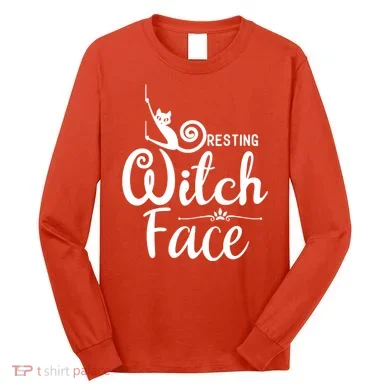 Resting Witch Face Long Sleeve Shirt