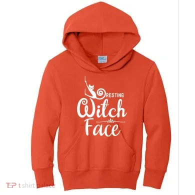 Resting Witch Face Kids Hoodie