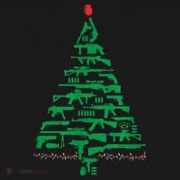 Rifle Weapon Gun Christmas Tree For Weapon Fools & Patriots Hoodie thumb 7