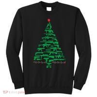 Rifle Weapon Gun Christmas Tree For Weapon Fools & Patriots Sweatshirt thumb 0