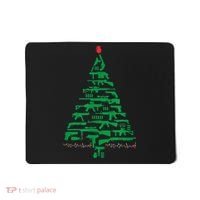 Rifle Weapon Gun Christmas Tree For Weapon Fools & Patriots Mousepad thumb 0