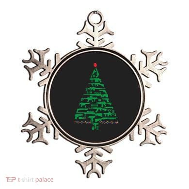 Rifle Weapon Gun Christmas Tree For Weapon Fools & Patriots Ornament
