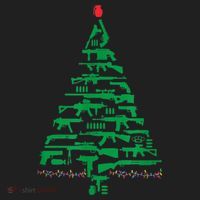 Rifle Weapon Gun Christmas Tree For Weapon Fools & Patriots Hat thumb 2