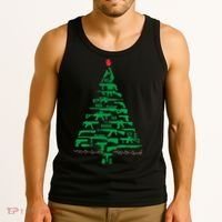 Rifle Weapon Gun Christmas Tree For Weapon Fools & Patriots Tank Top thumb 3