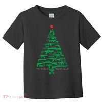 Rifle Weapon Gun Christmas Tree For Weapon Fools & Patriots Toddler T-Shirt thumb 0