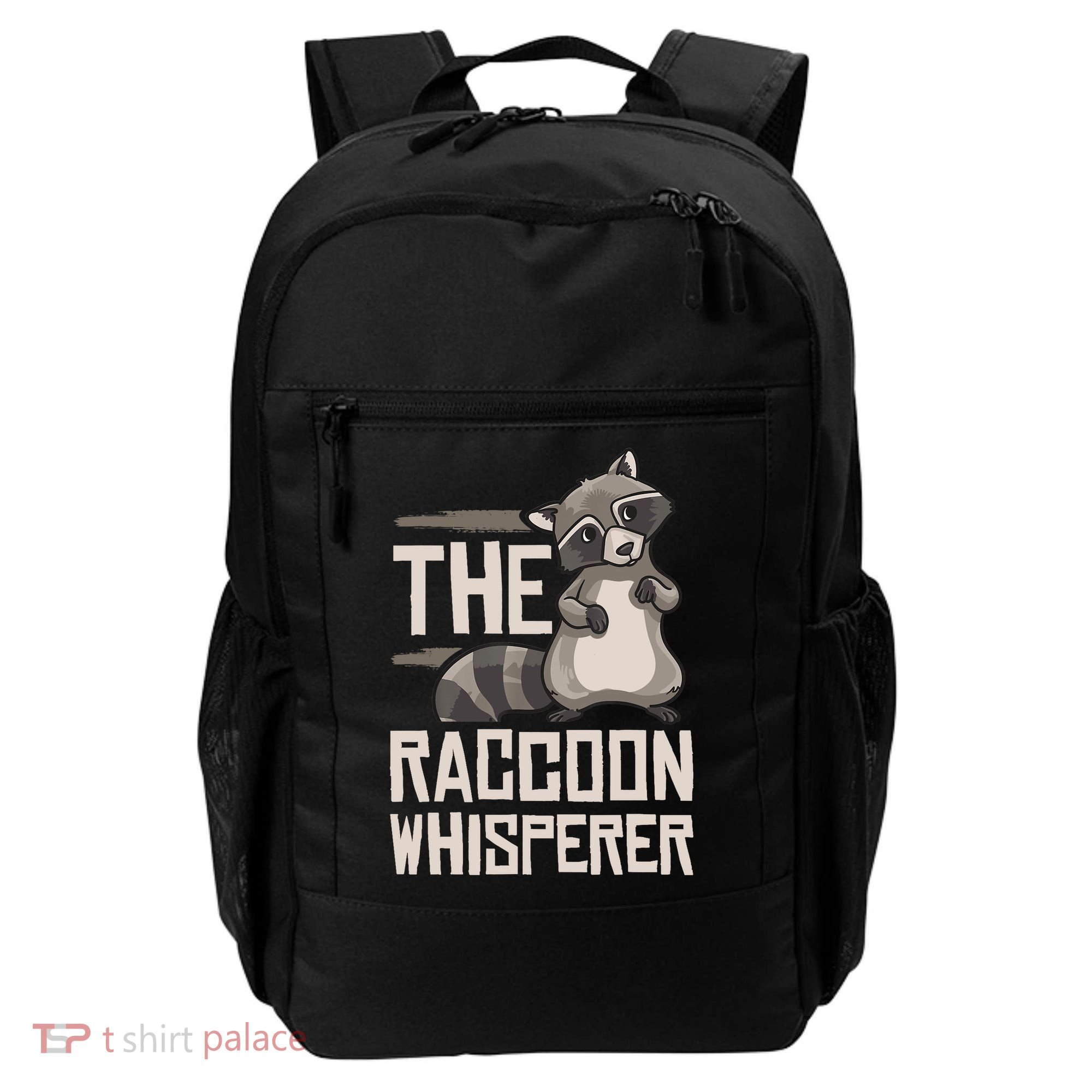 Raccoon Whisperer Gift Funny Racoon Backpack