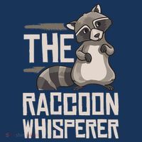 Raccoon Whisperer Gift Funny Racoon Beanie thumb 2