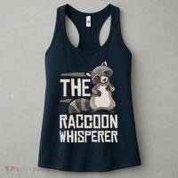 Raccoon Whisperer Gift Funny Racoon Women's Tank Top thumb 3