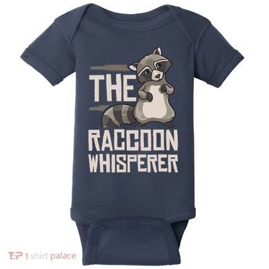 Raccoon Whisperer Gift Funny Racoon Baby Bodysuit
