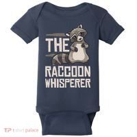 Raccoon Whisperer Gift Funny Racoon Baby Bodysuit thumb 0